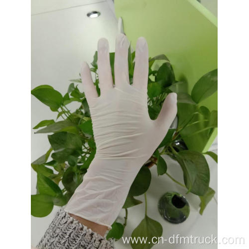 Comfortable disposable latex examination gloves